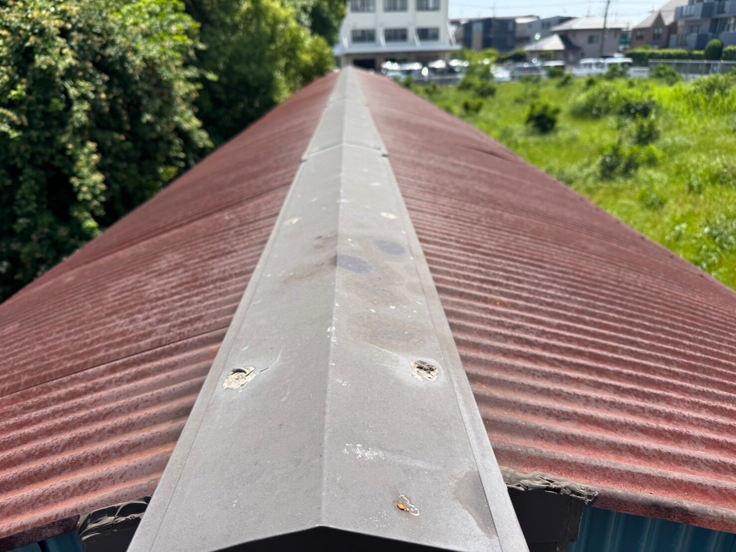 サビの出たプレハブ小屋を高耐久塗料で一新／川越市・U様邸（築26年・4社相見積もりで当店を選定）