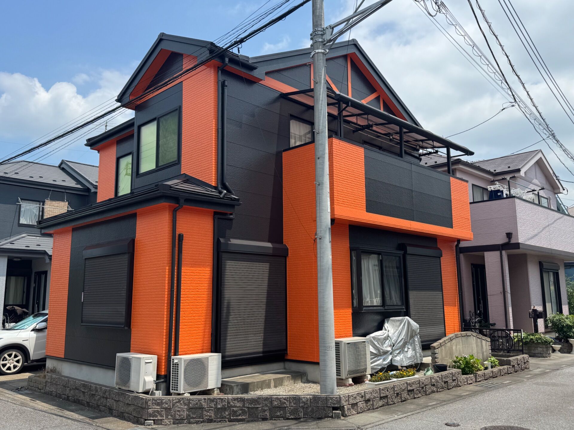 欠け落ちた屋根をカバー工法で一新＋25年超の高耐久塗装／春日部市南・K様邸（築26年）